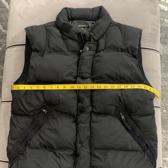 ProjekRaw Men’s Black Puffer Vest size Large - Picture 10 of 16